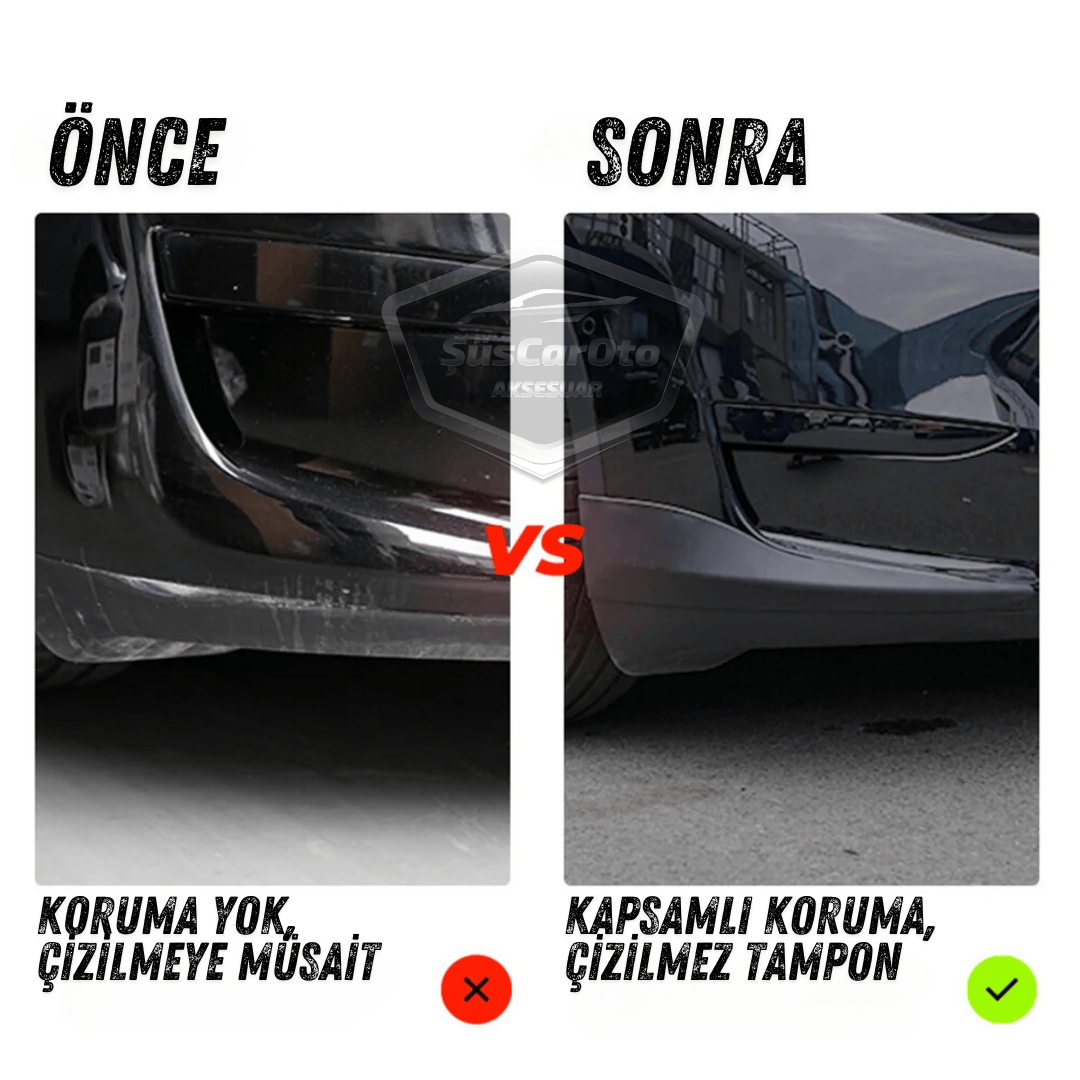 Üniversal Her Araca Uyumlu Esnek Tampon Köşesi Koruma Bandı Tampon Köşe Koruyucu Şerit Yumuşak Bant 2 Parça Beyaz 28 cm image 7