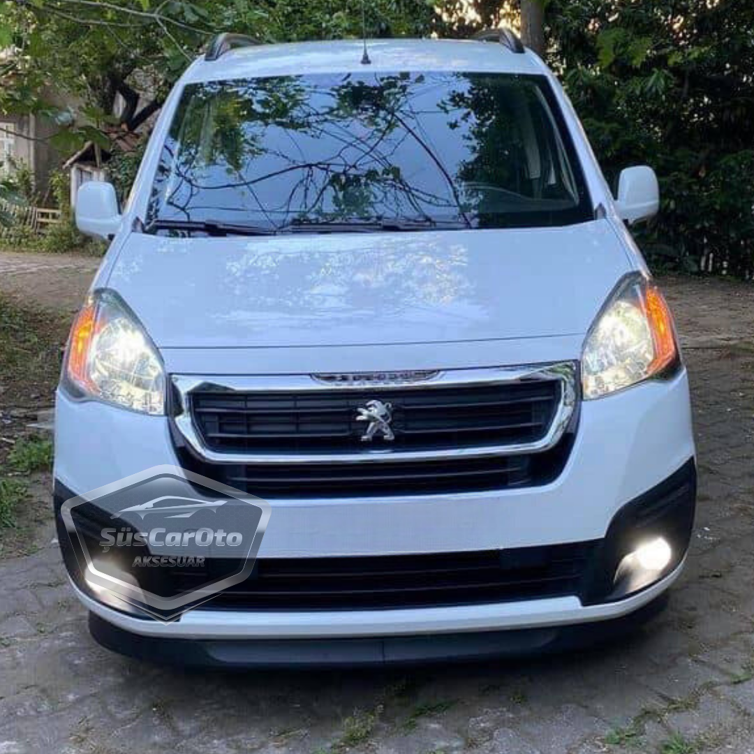 Peugeot Partner Tepee 2008-2018 Uyumlu Üniversal Astra H lip Esnek Ön Lip 2 Parça Tampon Altı Dil Karlık Ön Ek image 0