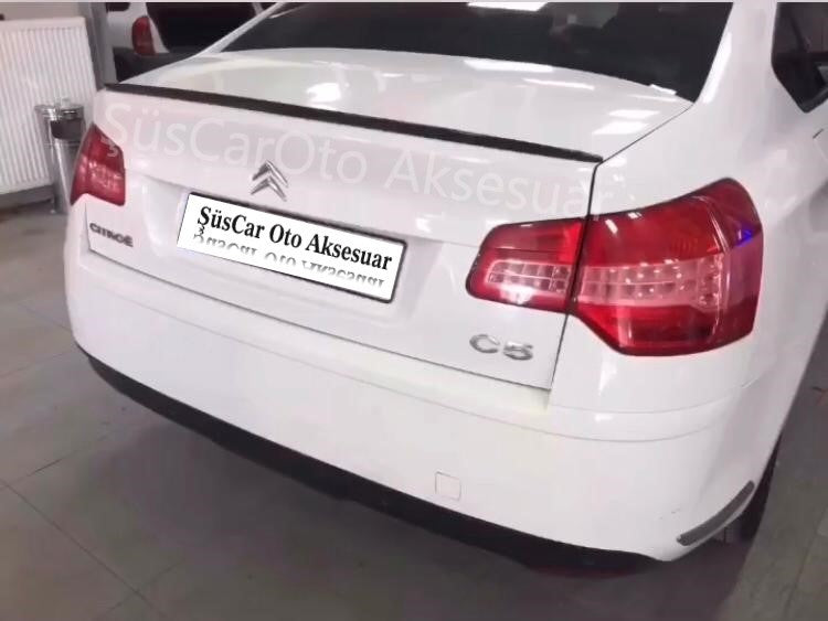 Citroen C5 Bagaj Üstü Spoiler Bagaj Çıtası Piano Black image 0