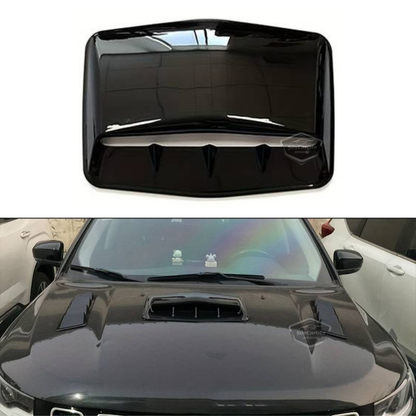 Üniversal Her Araca Uyumlu Geniş Midi Boy Kaput Üstü Havalandırma Izgarası Tavan Vent Air Scoop İthal Shark Tip 42 x 25 cm image 7