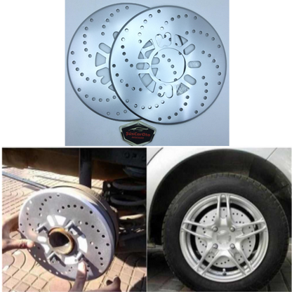 Üniversal Kampana Sacı Disk Sacı Disk Fırfırı 2'li Set 14'' ve Üzeri Gümüş image 0
