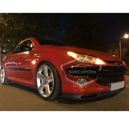 Peugeot 206 206+ 1998-2012 Uyumlu Üniversal Laguna Lip Esnek Ön Lip 2 Parça Tampon Altı Dil Karlık Ön Ek image 8