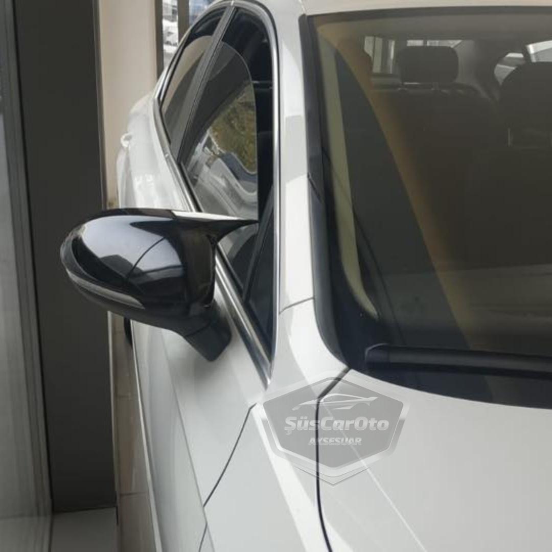 Vw Passat B8 2015 Sonrası Batman Yarasa Ayna Kapağı Piano Black ABS Plastik image 3