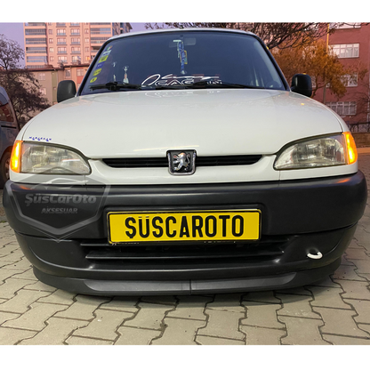 Peugeot Partner 1 1996-2003 Uyumlu Üniversal Astra H lip Esnek Ön Lip 2 Parça Tampon Altı Dil Karlık Ön Ek image 0