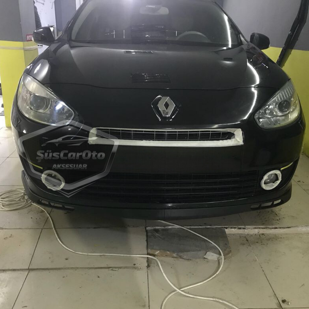 Renault Fluence 2009-2016 Uyumlu Üniversal Laguna Lip Esnek Ön Lip 2 Parça Tampon Altı Dil Karlık Ön Ek image 2