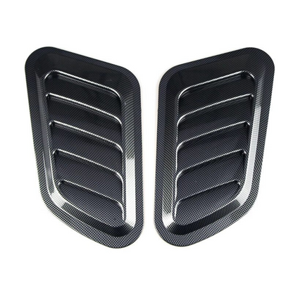 Universal Karbon Kaput Üstü Havalandırma Izgarası Venti Universal Air Scoop 2'li image 1