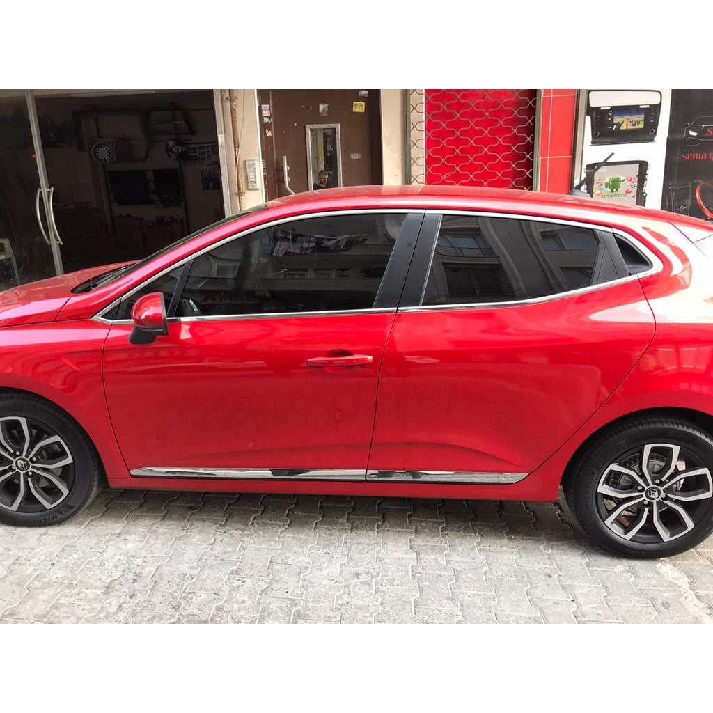 Renault Clio 5 Krom Cam Çerçevesi 12 Parça Tam Set 2019 ve Üzeri image 8