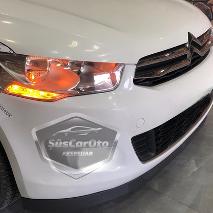 Citroen C Elysee 2012-2023 Uyumlu Üniversal Astra H lip Esnek Ön Lip 2 Parça Tampon Altı Dil Karlık Ön Ek image 4