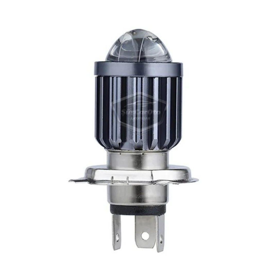 Otomobil Araç Motosiklet Mercekli Far Ampulü Led Far Çift Renk Sarı-Beyaz CSP Led Lamba Delici Yayıcı Uzun Kısa 1 Adet H4 image 8