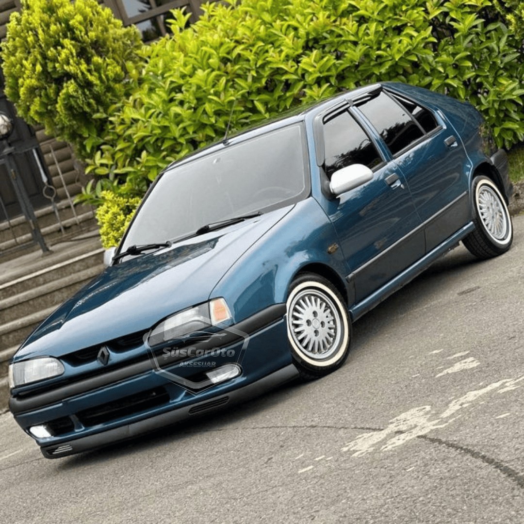 Renault 19 Europa 1994-2001 Uyumlu Üniversal V2 Laguna Lip Esnek Ön Lip 2 Parça Tampon Altı Dil Karlık Ön Ek image 3