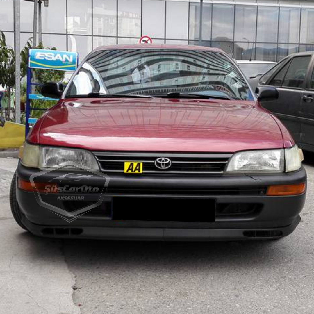 Toyota Corolla AE101 Efsane Kasa 1991-1998 Uyumlu Üniversal Laguna Lip Esnek Ön Lip 2 Parça Tampon Altı Dil Karlık Ön Ek image 0