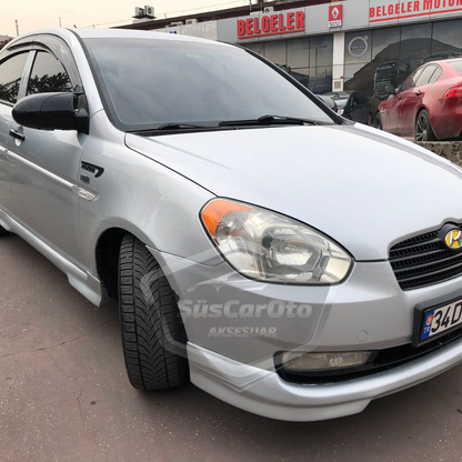 Hyundai Accent Era 2006-2012 Batman Yarasa Ayna Kapağı Piano Black ABS Plastik image 4