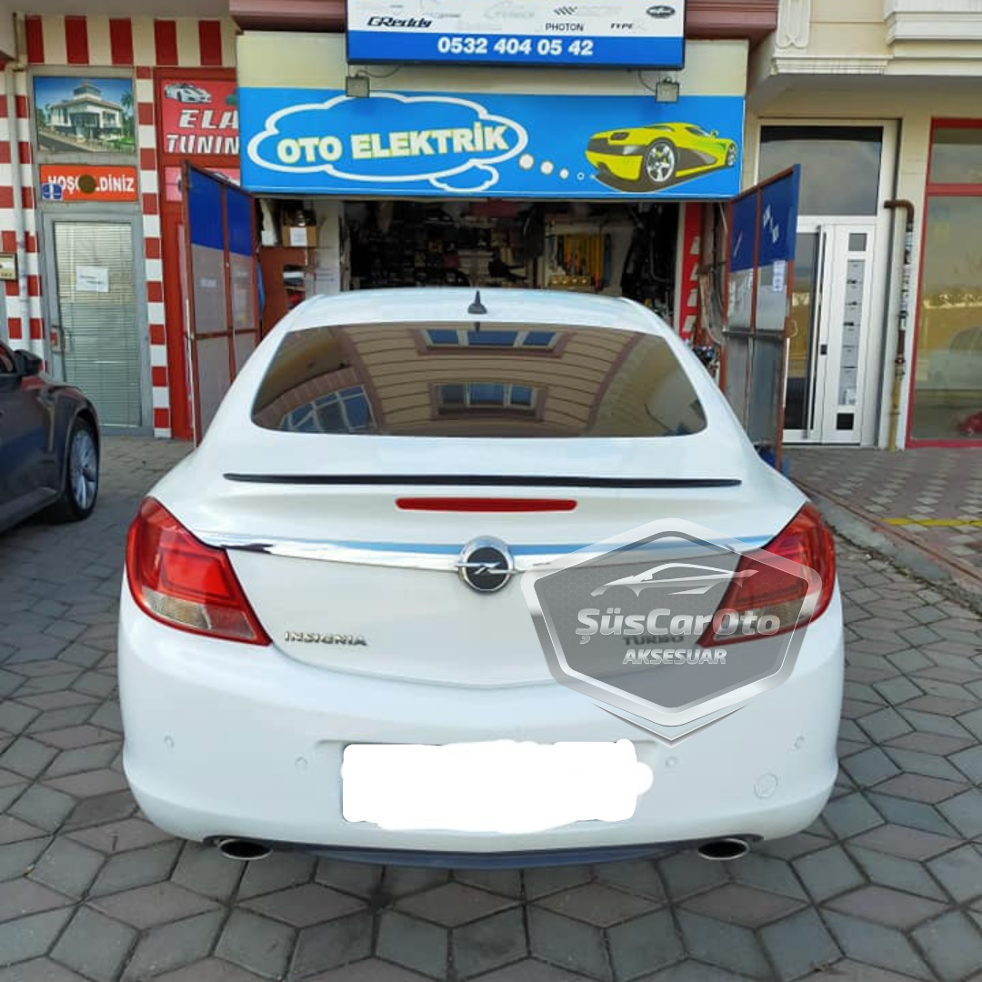 Opel İnsignia A 08-17 Bagaj Üstü Spoiler Bagaj Çıtası Piano Black Parlak Siyah image 0