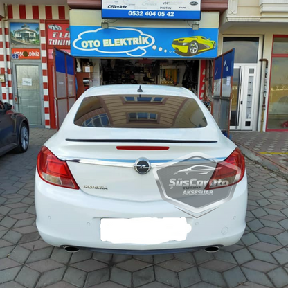 Opel İnsignia A 08-17 Bagaj Üstü Spoiler Bagaj Çıtası Piano Black Parlak Siyah image 0