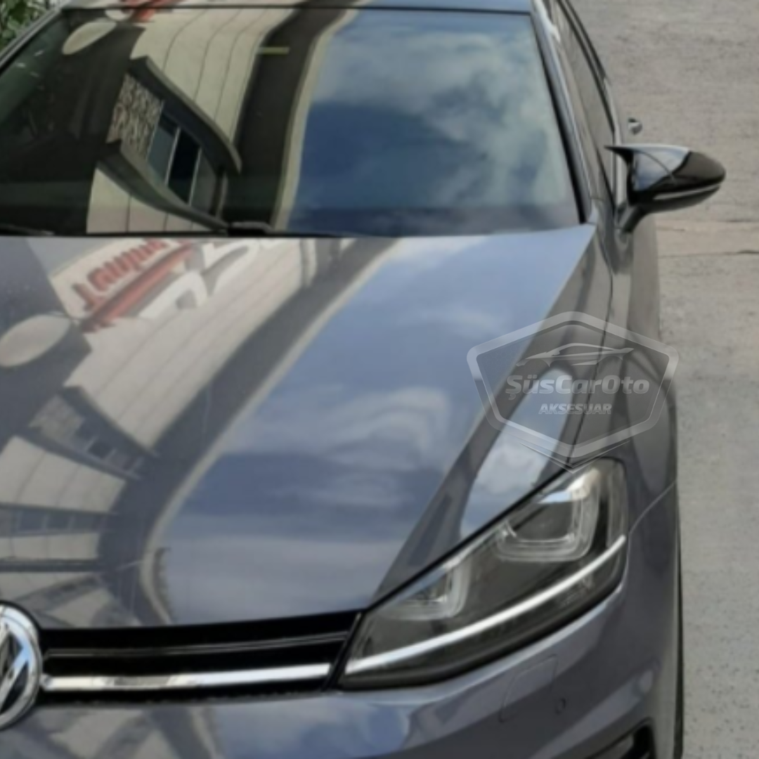 Vw Golf 7 7.5 2012-2020 Batman Yarasa Ayna Kapağı Piano Black ABS Plastik image 8
