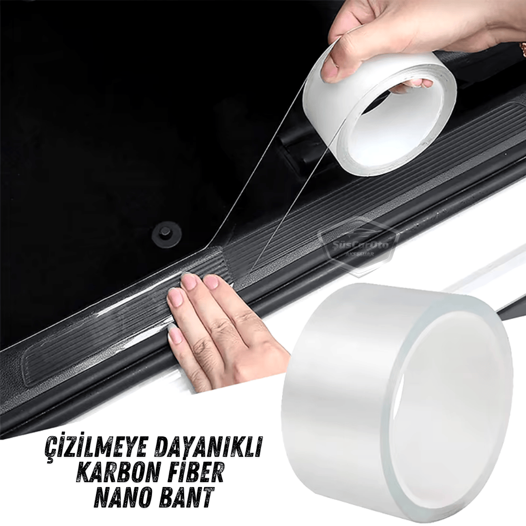 Üniversal Araç İçi Şeffaf Kapı Eşik Bandı Arka Tampon Eşiği Koruma Folyosu Orijinal Hava Kanallı Yapışkanlı İthal Çok Amaçlı Tampon Koruma 5 Metre image 0