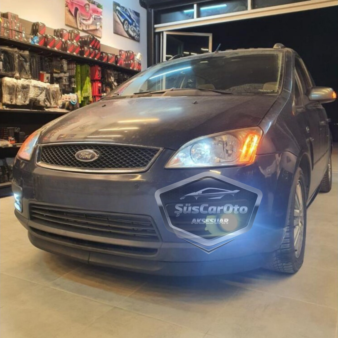 Ford C-Max 2003-2007 Uyumlu Üniversal Astra H lip Esnek Ön Lip 2 Parça Tampon Altı Dil Karlık Ön Ek image 0