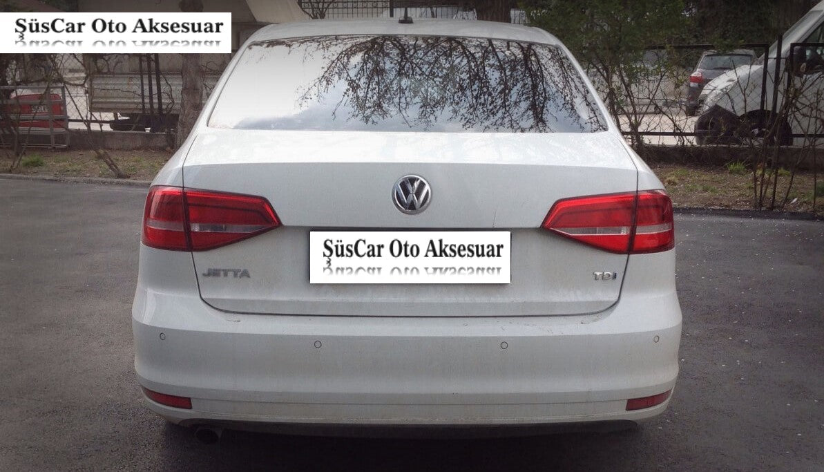 Volkswagen Jetta 2011 Sonrası Bagaj Üstü Spoiler Parlak Beyaz image 0