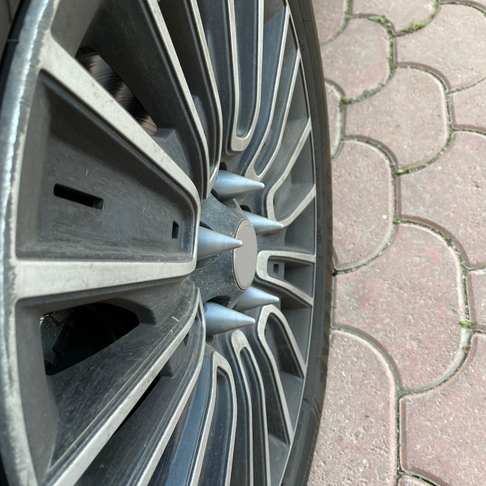 Sivri Mermi Bijon Kapağı Sökme Aparatlı 20 li Set 17 mm-19 mm Gri image 2