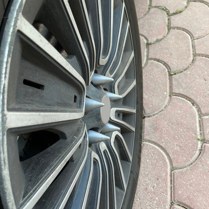 Sivri Mermi Bijon Kapağı Sökme Aparatlı 20 li Set 17 mm-19 mm Gri image 2