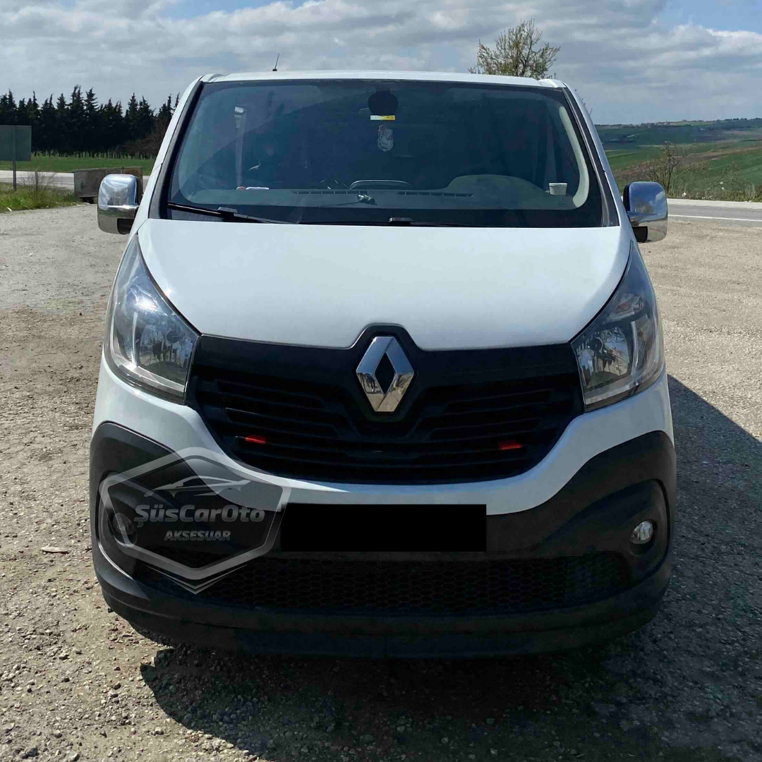 Renault Trafic 2015 Sonrası Uyumlu Üniversal Astra H lip Esnek Ön Lip 2 Parça Tampon Altı Dil Karlık Ön Ek image 2
