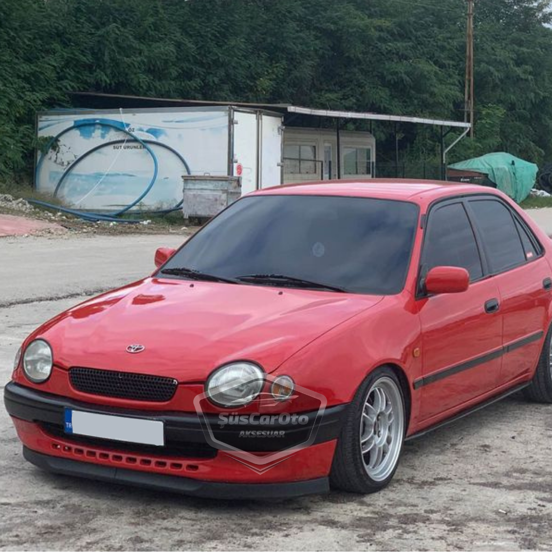 Toyota Corolla Terra 1999-2002 Uyumlu Üniversal Astra H lip Esnek Ön Lip 2 Parça Tampon Altı Dil Karlık Ön Ek image 1