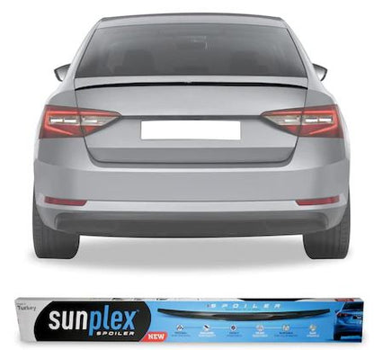 SUNPLEX Skoda SuperB Bagaj Üstü Spoiler Piano Black 2015-2019 image 0