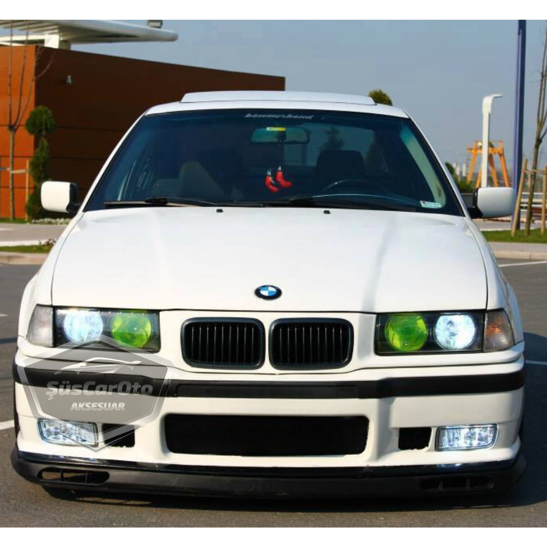 BMW 3 Serisi E36 1990-2000 Uyumlu Üniversal Laguna Lip Esnek Ön Lip 2 Parça Tampon Altı Dil Karlık Ön Ek image 0