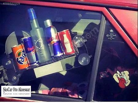 Araç Araba İçecek Standı Oto Cam Redbull Stand image 0