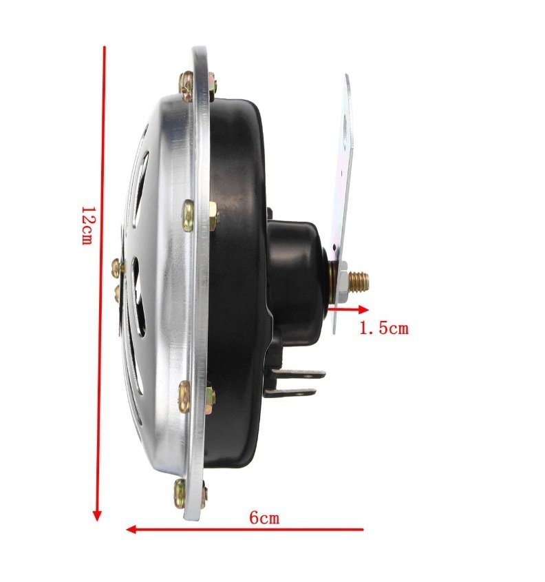 Hella Tip Süper Tone Küçük Kafa Korna Seti 12 Volt Krom 2 Adet image 1