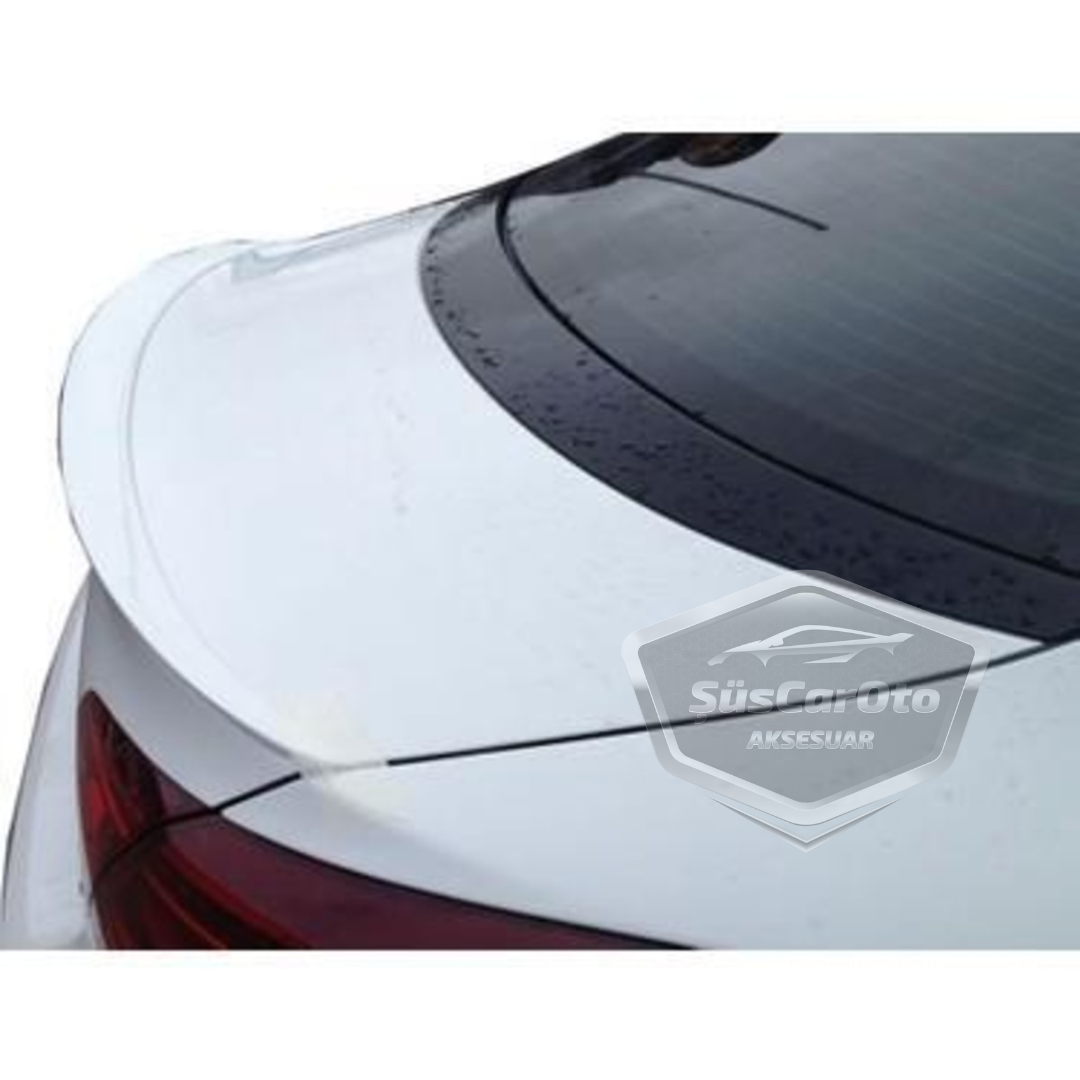 Volkswagen Passat CC 2009-2016 Bagaj Üstü Spoiler Çıtası Piano Black- Parlak Beyaz image 1