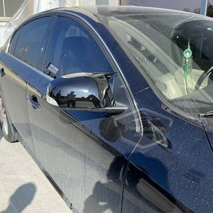 Renault Latitude 2010-2015 Batman Yarasa Ayna Kapağı Piano Black ABS Plastik image 3