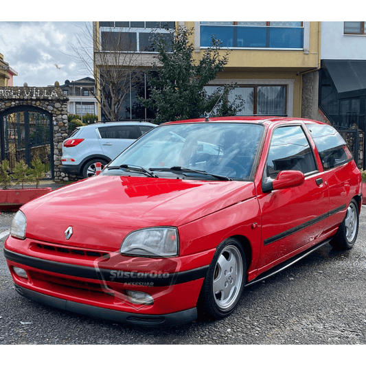 Renault Clio 1 1990-1997 Uyumlu Üniversal V2 Laguna Lip Esnek Ön Lip 2 Parça Tampon Altı Dil Karlık Ön Ek image 0