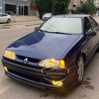 Renault 19 Europa 1994-2001 Uyumlu Üniversal Laguna Lip Esnek Ön Lip 2 Parça Tampon Altı Dil Karlık Ön Ek image 2