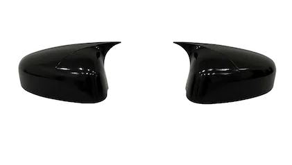 Ford Courier 2014-2017 Batman Yarasa Ayna Kapağı Piano Black ABS Plastik image 2