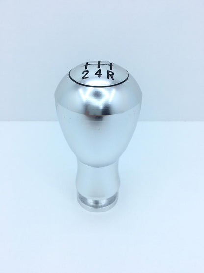 Üniversal Metal Spor Görünümlü Vites Topuzu Aparatlı Yuvarlak Tip Gümüş image 5