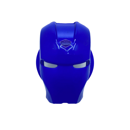 Start Stop Tuşu Kapağı Iron Man Metal Tuş Koruyucu Dekoratif Özel Çinko Alaşım Mavi image 1