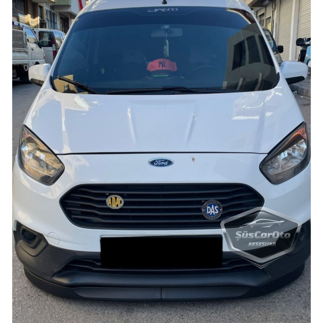Ford Courier 2014-2023 Uyumlu Üniversal Astra H lip Esnek Ön Lip 2 Parça Tampon Altı Dil Karlık Ön Ek image 0