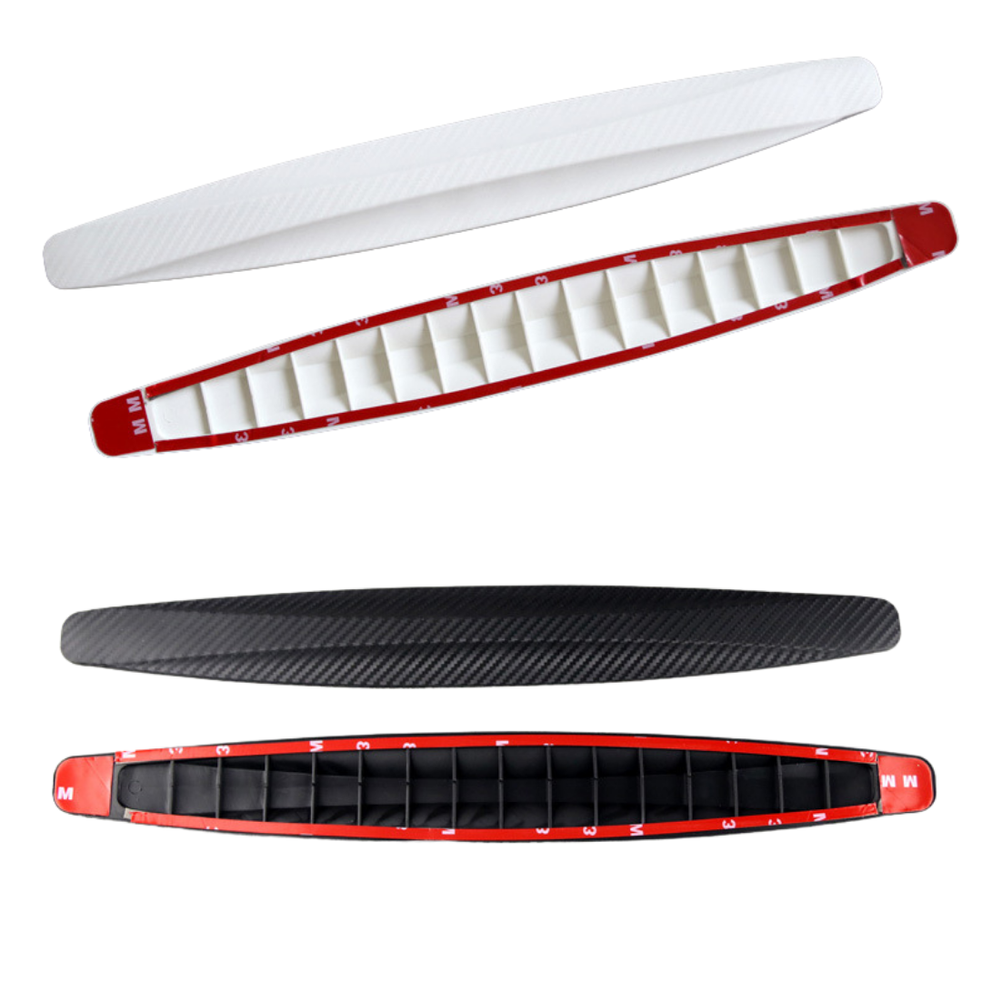 5D Esnek Tampon Koruma Bandı Tampon Koruyucu Şerit Yumuşak Bant 2 li Paket Kırmızı Karbon image 8