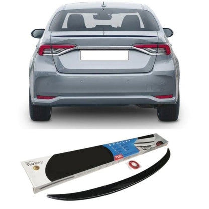 SUNPLEX Toyota Corolla Bagaj Üstü Spoiler Piano Black 2018-2021 image 0