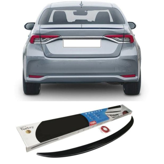 SUNPLEX Toyota Corolla Bagaj Üstü Spoiler Piano Black 2018-2021 image 0