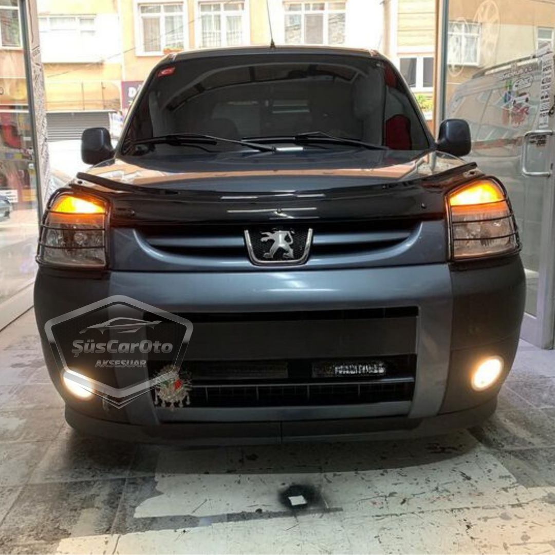 Peugeot Partner 2 2002-2008 Uyumlu Üniversal Astra H lip Esnek Ön Lip 2 Parça Tampon Altı Dil Karlık Ön Ek image 2