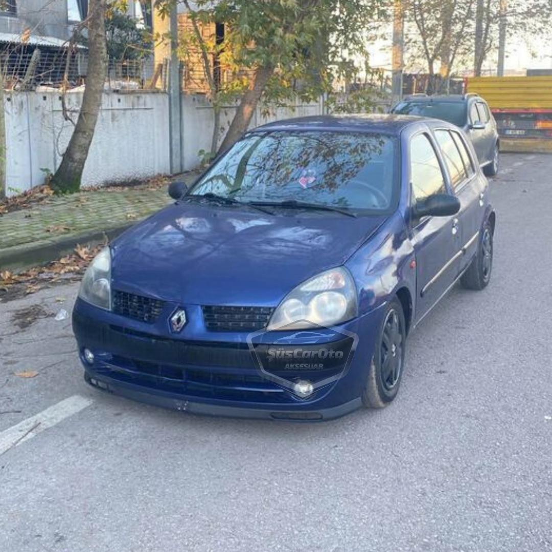 Renault Clio 2 Symbol Hb&amp;Sedan 1998-2008 Uyumlu Üniversal Laguna Lip Esnek Ön Lip 2 Parça Tampon Altı Dil Karlık Ön Ek image 8