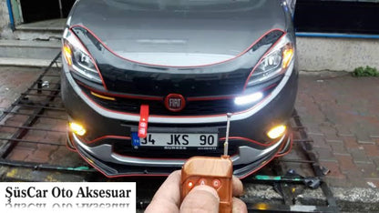 12 Modlu Uzaktan Kumandalı Led Çakar Modülü Sis Çakar image 0