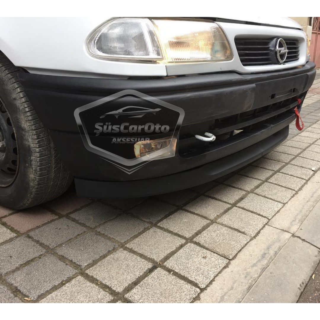 Opel Astra F 1991-1998 Uyumlu Üniversal Astra H lip Esnek Ön Lip 2 Parça Tampon Altı Dil Karlık Ön Ek image 1
