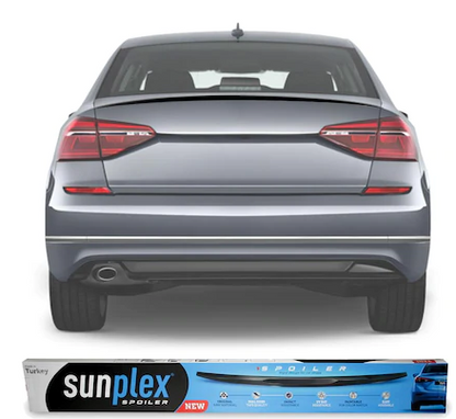 SUNPLEX Volkswagen Passat B7 / B8 / B8.5  Bagaj Üstü Spoiler Piano Black image 0