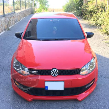 Vw Polo 6R-6C 2009-2017 Batman Yarasa Ayna Kapağı Piano Black ABS Plastik image 0