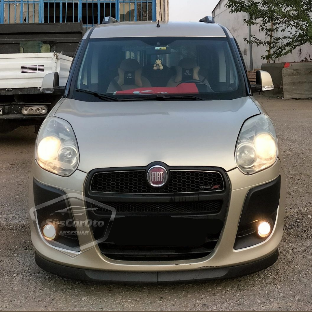 Fiat Doblo D3 2010-2015 Uyumlu Üniversal Astra H lip Esnek Ön Lip 2 Parça Tampon Altı Dil Karlık Ön Ek image 2