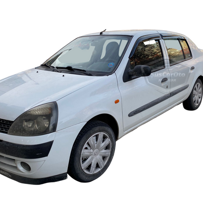 Renault Clio 2 Symbol Hb&amp;Sedan 1998-2008 Uyumlu Mugen Cam Rüzgarlığı Seti Piano Black 4'lü İthal image 3
