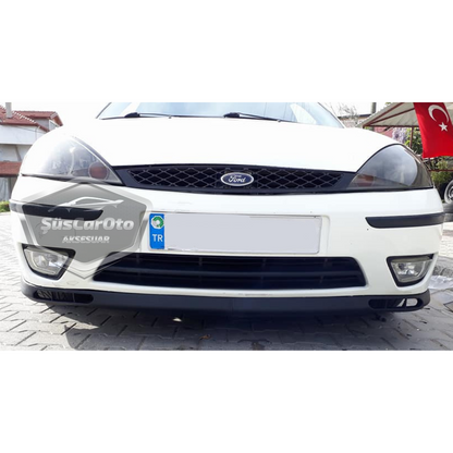 Ford Focus 1 Hb&amp;Sedan 1998-2004 Uyumlu Üniversal Laguna lip Esnek Ön Lip 2 Parça Tampon Altı Dil Karlık Ön Ek image 6